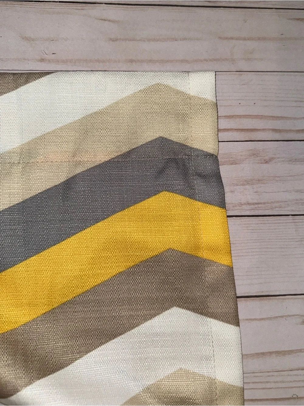 Chevron curtain panel NWOT